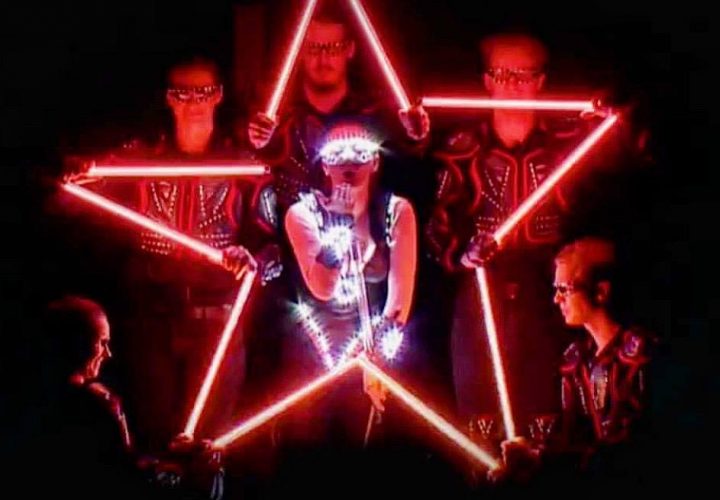 Lightshow Pyroterra - modern light show for your event