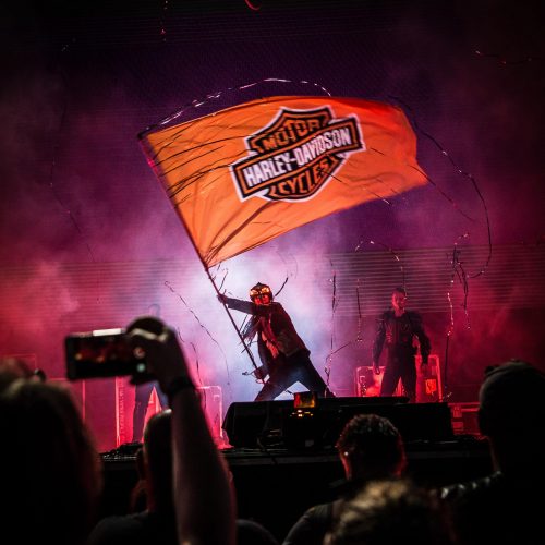 Pyroterra mega show Harley Davidson