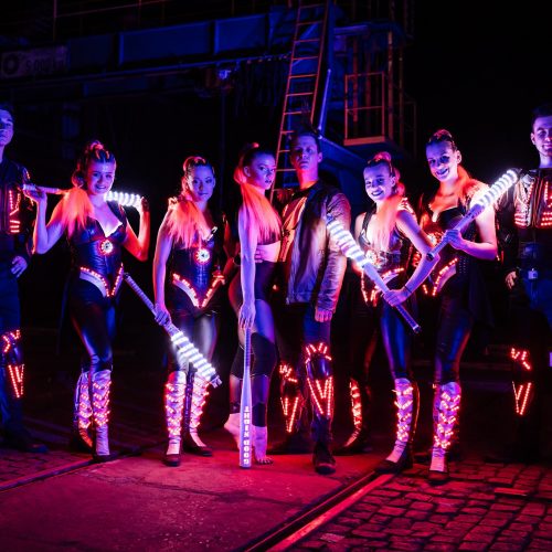 Pyroterra mega fire show