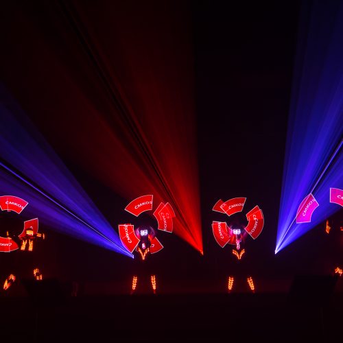 Pyroterra laser light show